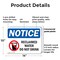 Signmission Reclaimed Water Do Not Drink, 14 in W x Rectangle, Plastic OS-2PACK-NS-P-1014-L-17995 - alternate 7